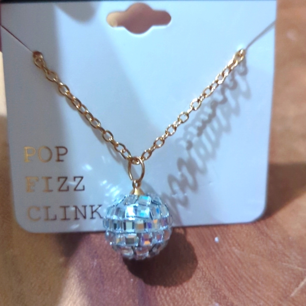 Disco Ball Necklace